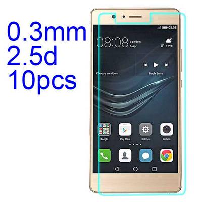 10Pcs 0.3mm 2.5D AGC Material Tempered Glass with Toyo Glue Electroplating Fingerprint Coating Screen Protector for Huawei Ascend P9 Lite / G9 Lite  