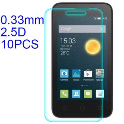 10Pcs 0.33mm 2.5D Lobo Material Tempered Glass with Korean Glue Screen Protector for Alcatel PIXI 4 3.5 Inch 