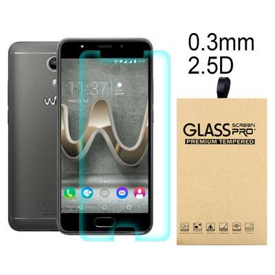 2.5D 0.3mm 9H ARC Surface Premium Tempered Glass Screen Protector Film for Wiko U Feel Prime 