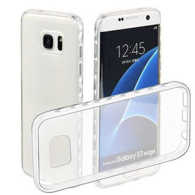 Anti Slide Ultra Thin Transparent Soft TPU Back Cover Case for Samsung Galaxy S7 Edge / G935 - Transparent
