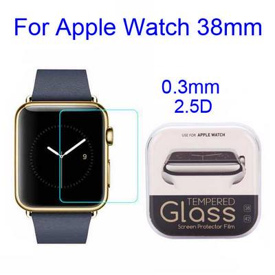 0.3mm 2.5D Tempered Glass Screen Protector Film for Apple Watch 38mm