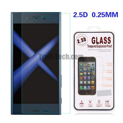 Full Transparent 2.5D 0.25mm Tempered Glass Screen Protector Film for Sony Xperia XZ (F8332)