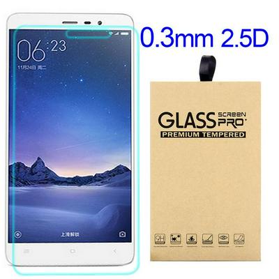 HD Anti-crack Series 0.3mm 2.5D 9H Tempered Glass Screen Protector Protective Film for Xiaomi Redmi Note 3