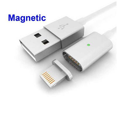 1.2M Magnetic Charging Cable 8pin Connector Data Line For IOS Mobile Phones