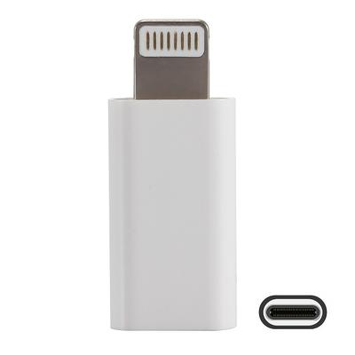 Enkay Hat Prince HC - 6 ABS Type-C to 8-Pin Charge and Sync Adapter for iPhone / iPad / iPod - White
