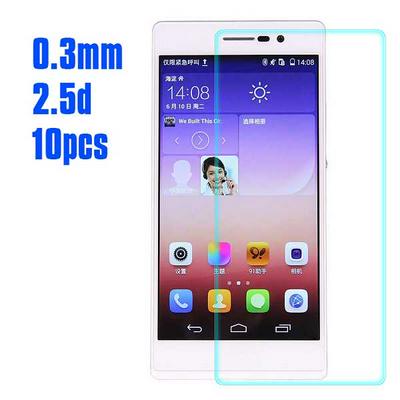 No Package 10Pcs 2.5D 0.3mm Premium Tempered Glass Screen Protector for Huawei Ascend P7