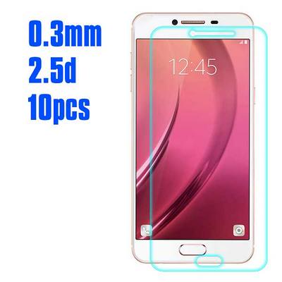 No Package 10Pcs 2.5D 0.3mm Premium Tempered Glass Screen Protector for Samsung Galaxy C5