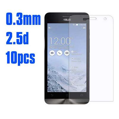 No Package 10pcs 0.3mm 2.5D Arc Edge AGC Japan Toyo Glue Tempered Glass Film for Asus Zenfone 5 A501CG
