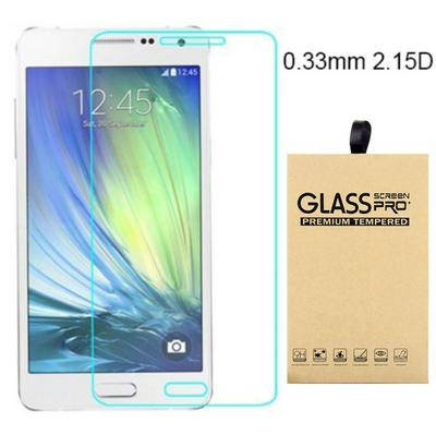 2.15D 0.33mm 9H Arc Edge Explosion-Proof Transparent Tempered Glass Screen Protector for Samsung Galaxy A3 (2017)