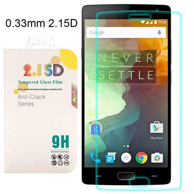 10Pcs 0.3mm 2.5D AGC Material Tempered Glass with Toyo Glue Electroplating Fingerprint Coating Screen Protector for One Plus 2