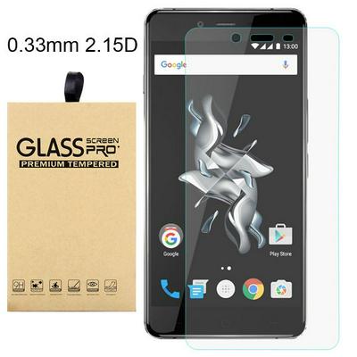 9H 0.3mm 2.15 Degree Curved Surface Tempered Glass Protector for One Plus X