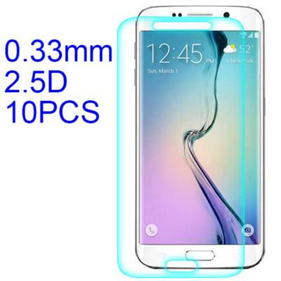 10Pcs 0.33mm 2.5D ARC Ultratiin Lobo Material Tempered Glass with Korean Glue Screen Protector for Samsung Galaxy S6 Edge Plus