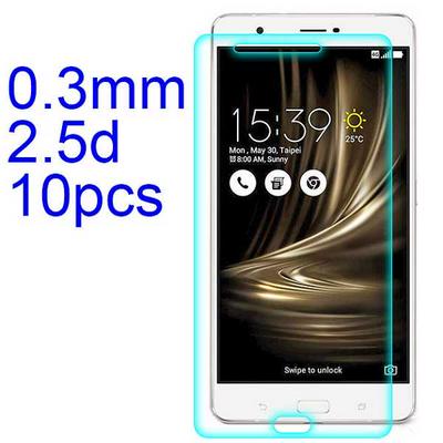 10Pcs 0.3mm 2.5D AGC Material Tempered Glass with Toyo Glue Electroplating Fingerprint Coating Screen Protector for ASUS Zenfone 3 Ultra ZU680KL