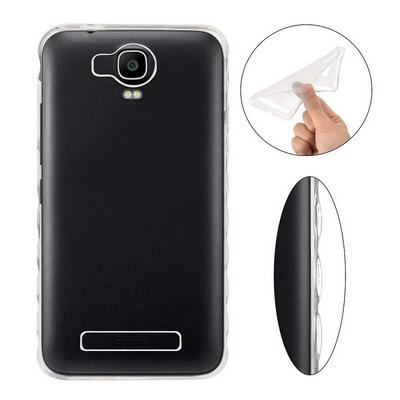 Anti Slide Ultra Thin Transparent Soft TPU Back Cover Case for Huawei Y3II - Transparent
