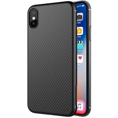 Nillkin Metal Synthetic Fibre Shield TPU Back Cover Case for iPhone X 