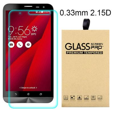 2.15D 0.33mm 9H Arc Edge Explosion-Proof Transparent Tempered Glass Screen Protector for Asus Zenfone 2 Laser (ZE601KL)