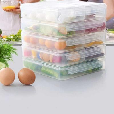 Japanese Plastic Kitchen Leftovers Separation Storage Box Fresh Anti-stringer Lunch Box Microwave Refrigerator Box