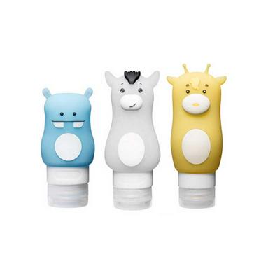 3 Sets of Cartoon Travel Split Charging Bottle Sub-shampoo Shower Gel Emulsion Bottle Business Cosmetics Storage Bottle