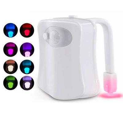 8-color LED Toilet Light-mounted Body-mounted Toilet Cover Lamp Night Light