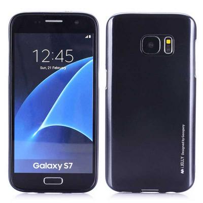 Mercury Goospery i Jelly Metal Soft TPU Case for Samsung Galaxy S7/ G9300 - Black