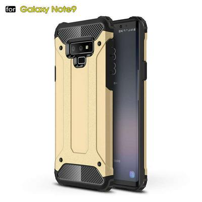 Armor 2 in 1 Detachable Hard PC + Soft TPU Hybrid Back Cover Case for Samsung Galaxy Note 9 - Gold