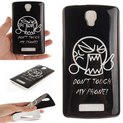 Colored Painting Soft TPU Back Cover Case for ZTE Blade L5 Plus - Keep Away