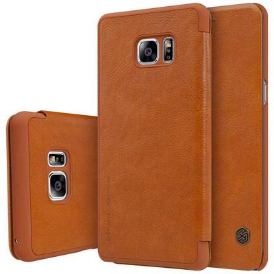 Nillkin Qin Series Card Slot Flip PU Leather Case for Samsung Galaxy Note 7/ N930 - Brown