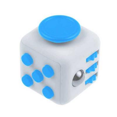 Squeeze Fun Stress Relief Zappeln Fidget Rubik Cube Boring Toys with Click Spin Flip Glide Roll Breathe for Thinker
