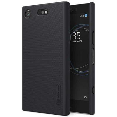 Nillkin Frosted Shell Series PC Back Cover Phone Case for Sony Xperia XZ1 Compact - Black