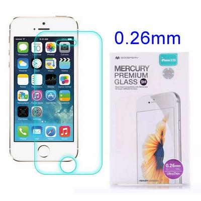 Mercury Goospery 9H 0.26mm Ultrathin Premium Tempered Glass Screen Protector for iPhone SE 5 5S