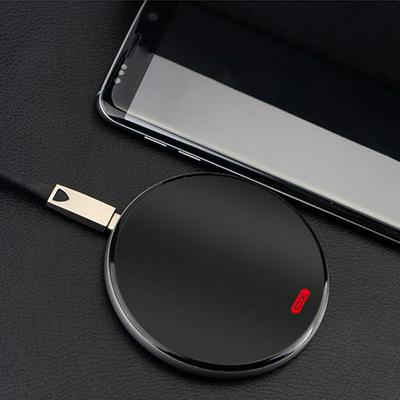 XO WX001 Galaxy Series 7mm Slim CNC Aluminum QI Fast Charging Wireless Charger