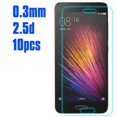 No Package 10Pcs 2.5D 0.3mm Premium Tempered Glass Screen Protector for Xiaomi Mi 5
