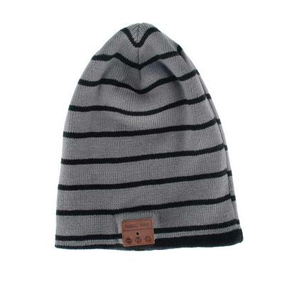 Bluetooth Beanie Hat Headphones with Stereo Speakers Mic Winter Knitted Wireless Music Headset Cap for Unique Tech Christmas Gifts 