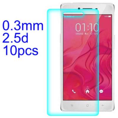 10Pcs 0.3mm 2.5D AGC Material Tempered Glass with Toyo Glue Electroplating Fingerprint Coating Screen Protector for OPPO R7S