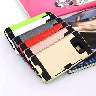 Brushed Texture Card Slot Hard PC Protective Back Cover Case for Samsung Galaxy Note 7/ N930, Green/ White/ Grey/ Red/ Rose Gold/ Gold Optional