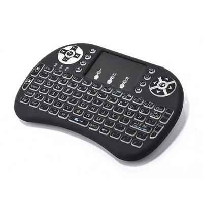 2.4G Rii Mini i8 Wireless Keyboard with Touchpad Handheld QWERTY Keyboard for iPad/ PC/ Andriod Google TV Box/ Xbox360/ PS3/ Laptop - Black