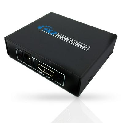1x2 HDMI Splitter for Full HD 1080P Support 3D Hdmi Signal Splitter Hdmi Splitter 1 in 2 out with Power Supply