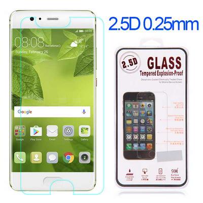 2.5D 0.25mm 9H Explosion-Proof Transparent Tempered Glass Screen Protector for Huawei P10