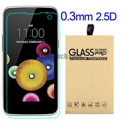 HD Anti-crack Series 0.3mm 2.5D 9H Tempered Glass Screen Protector Protective Film for LG K4
