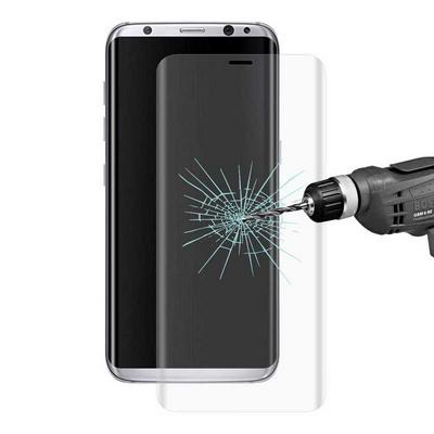Enkay Hat-Prince 0.26mm 9H 3D Arc Edge Full Screen Curved Face Hot Bending Tempered Glass Color Film for Samsung Galaxy S8 / G9500 - Transparent