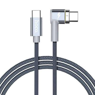 HOCO U40C 87W 1M Detachable Magnetic 90° Head USB Type-C Cable Fast Charging Data Transfer Cable  