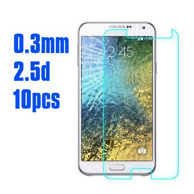 No Package 10Pcs 2.5D 0.3mm Premium Tempered Glass Screen Protector for Samsung Galaxy E7 SM-E700  