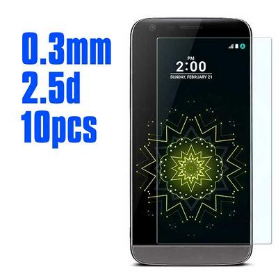 No Package 10pcs 0.3mm 2.5D Arc Edge AGC Japan Toyo Glue Tempered Glass Film for LG G5