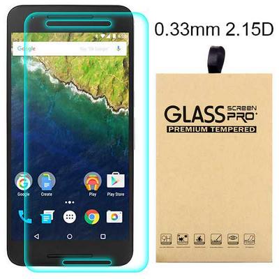 2.15D 0.33mm 9H Arc Edge Explosion-Proof Transparent Tempered Glass Screen Protector for Huawei Nexus 6P