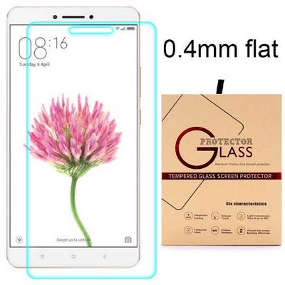 0.4mm Flat Scratch Proof Tempered Glass Screen Protector for Xiaomi Mi Max