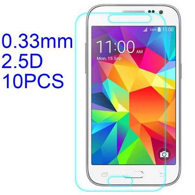 10Pcs 0.33mm 2.5D ARC Ultratiin Lobo Material Tempered Glass with Korean Glue Screen Protector for Samsung Galaxy Core Prime G360