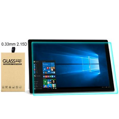 9H 0.3mm 2.15 Degree Curved Surface Tempered Glass Protector for Microsoft Surface Pro 4
