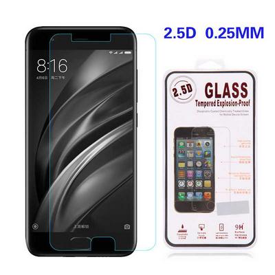2.5D ARC 0.25mm 2.5D Tempered Glass Screen Protector Film for Xiaomi Mi 6