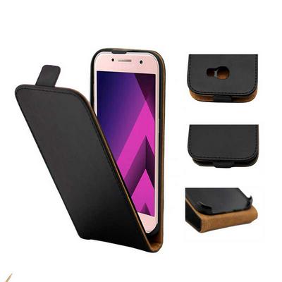 Vertical Flip PU Leather + Soft TPU with Magnetic Buckle and Card Holder Case for Samsung Galaxy A3 (2017)  