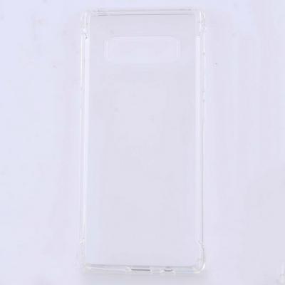 Ultra Slim Solid Color Anti Drop Soft TPU Back Cover Case for Samsung Galaxy Note 8 - Transparent 